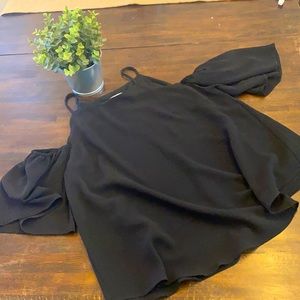 Black loose off the shoulder top